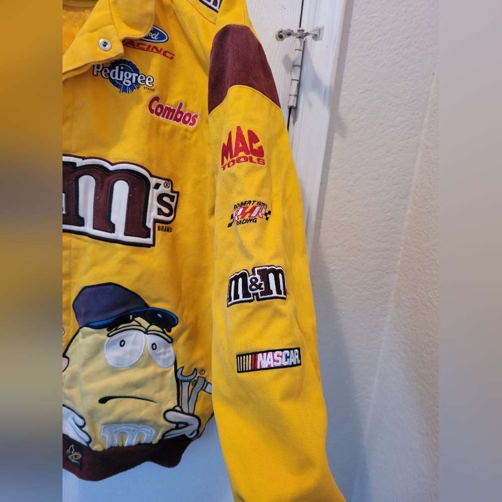 Chase Authentics Drivers Line M&M's Nascar Jacket sz XL - Picture 6 of 12
